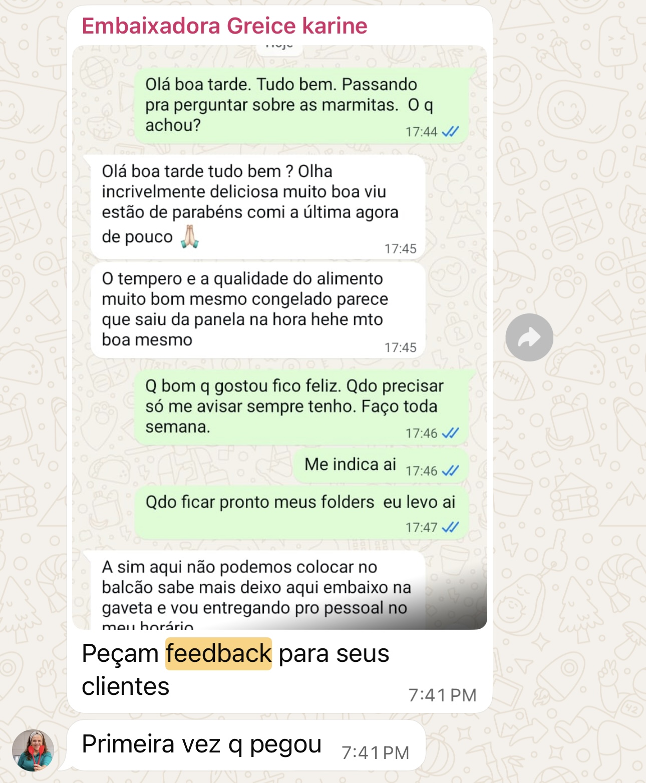 Depoimento real de aluna da Chef Gabi Paludo 7